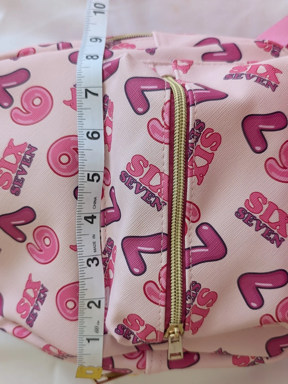 Pink Kids 67' Zip Pouch Bag
